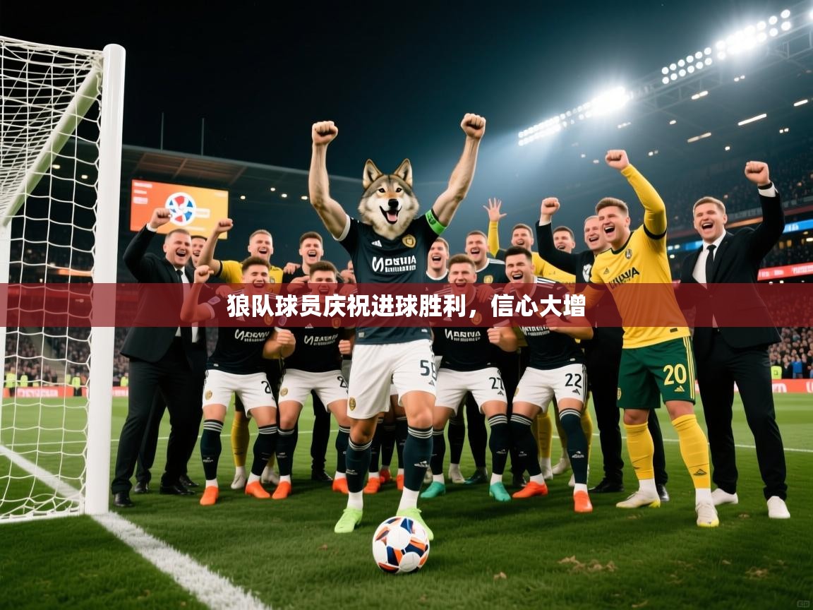 狼队球员庆祝进球胜利，信心大增